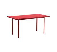 HAY Mesa de comedor Two-Colour 90x240 cm Maroon red-red