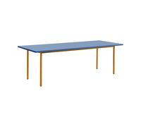 HAY Mesa de comedor Two-Colour 90x240 cm Ochre-blue