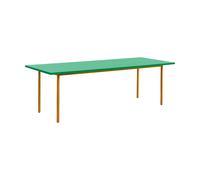 HAY Mesa de comedor Two-Colour 90x240 cm Ochre-green mint