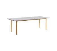 HAY Mesa de comedor Two-Colour 90x240 cm Ochre-light grey
