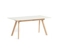 HAY Mesa extensible CPH30 2.0. 80x160 cm Off white linoleum-roble lacado