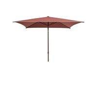 HAY Parasol Terrazza Square Blanco roto-burdeos