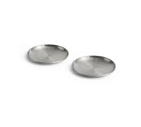 HAY Plato Outdoor Market Acero inoxidable. Ø13.5 cm. 2-pack