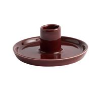 HAY Portavelas Disc Chestnut brown. small. Ø10x4.8 cm