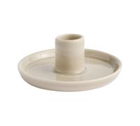 HAY Portavelas Disc Warm grey. small. Ø10x4.8 cm