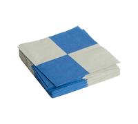 HAY Servilleta Pattern Dinner Check 40x40 cm. set de 20 Grey-blue L