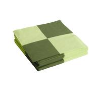 HAY Servilleta Pattern Dinner Check 40x40 cm. set de 20 Light green-dusty green L