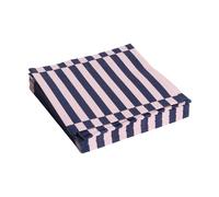 HAY Servilleta Pattern Dinner Stripe 40x40 cm. set de 20 Light pink-dark blue pillar