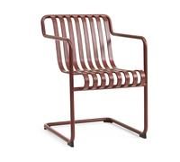HAY Silla con brazos Palissade Cantilever Dining Iron red