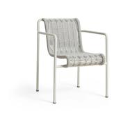 HAY Silla con reposabrazos Palissade Cord Dining Sky grey