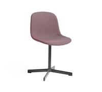 HAY Silla de oficina Neu 10 Upholstery Red-base giratoria en soft black