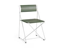 HAY Silla X-Line Indoor Outdoor Autumn green-galvanizado en caliente