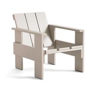 HAY Sillón lounge Crate de pino lacado Niebla de Londres
