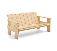 HAY Sofá Crate Lounge de pino lacado Transparente