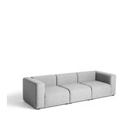 HAY Sofá de 3 plazas Mags tejido Hallingdal 130 light grey
