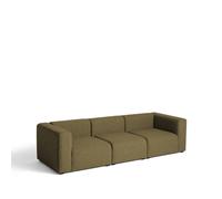 HAY Sofá de 3 plazas Mags tejido Hallingdal 65 224 brown