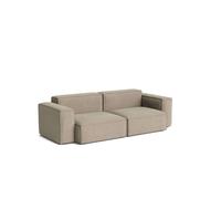 HAY Sofá Mags Soft Low Armrest de 2.5 plazas. combinación 1 Linara beige. funda extraíble