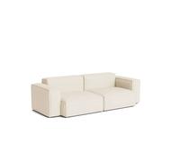 HAY Sofá Mags Soft Low Armrest de 2.5 plazas. combinación 1 Turf cream. funda extraíble
