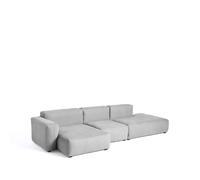 HAY Sofá modular Mags Soft low tejido Linara 443 tweed. izquierda