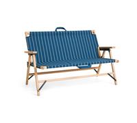 HAY Sofá plegable Outdoor Market Blue-beige. 2 plazas