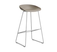 HAY Taburete alto About a Stool 38. 2.0 Caqui-estructura de acero inoxidable
