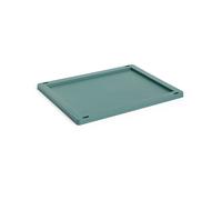 HAY Tapa mediana Colour Crate plastic Dark green
