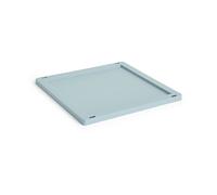 HAY Tapa mediana Colour Crate Square/Cube plastic Dusty blue