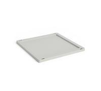 HAY Tapa mediana Colour Crate Square/Cube plastic Grey