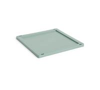 HAY Tapa mediana Colour Crate Square/Cube plastic Sage green