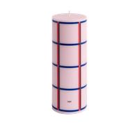 HAY Vela taco Column Candle medium 20 cm Light pink-red-bordeaux-dark blue
