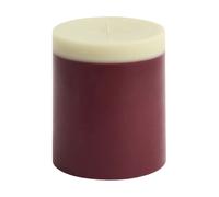 HAY Vela taco Silo Candle Bordeaux-lime white. Ø9.5x11 cm