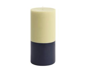 HAY Vela taco Silo Candle Lime white-midnight blue. Ø9.5x20 cm