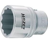 Hazet 1000Z-35 - Vaso estándar para llaves | 3/4 pulgadas (20 mm) cuadrado hueco, accionamiento cuadrado hueco de 3/4 pulgadas (20 mm), perfil exterior doble hexagonal