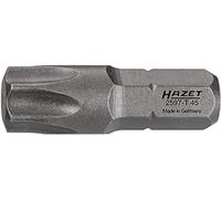 HAZET 2597-T45 Punta destornillador Torx I tamaño llave: T45 I longitud 25mm I alto par de apriete para una larga vida útil I accionamiento hexagonal 1/4 pulgada (6,3 mm)".