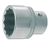 Hazet 82042000 - Vaso para llave | 1 pulgada (25 mm) cuadrado hueco, accionamiento cuadrado hueco de 1 pulgada (25 mm), perfil exterior doble hexagonal