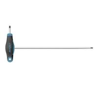 Hazet 829KK-3 - Llave Allen (hoja corta y larga para uso flexible, perfil de hexágono, tamaño 3 mm), color azul oscuro