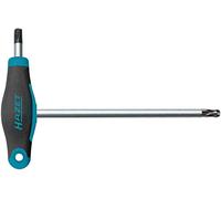 Hazet 829KKT-T30 - Destornillador en ángulo (hoja corta y larga, para uso flexible, perfil Torx, tamaño T30), color azul oscuro