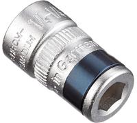 HAZET Adaptador 2250-1 – cierre de resorte, hex./cuadrado 6,3 mm (1/4") – Fabricado en Alemania