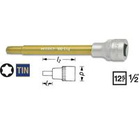 HAZET Caja De Vasos T45 TORX 1/2" 12,5mm 138mm Lang 992SLG-T45