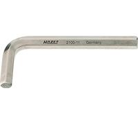 HAZET Destornillador de estrella 2100-22, Ancho de llave: 22 mm, Superficie: niquelada, Salida: perfil hexagonal interior, especialmente adecuado para uniones atornilladas de difícil acceso