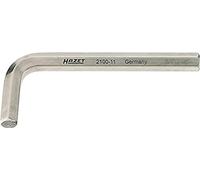 HAZET Destornillador de estrella 2100-27, Ancho de llave: 27 mm, Superficie: niquelada, Salida: perfil hexagonal interior, especialmente adecuado para uniones atornilladas de difícil acceso