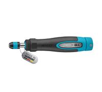 Hazet Destornillador dinamométrico 6004CT-3, 1/4" con mango estándar, 0,02-0,3 Nm, 6% de precisión, 196 mm de longitud, conmutable derecha/izquierda, mecanismo de rueda libre