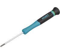 Hazet Destornillador electrónico 811EL-T15, SW T15 perfil TORX interior, para los tornillos más pequeños, pomo de centrado giratorio, agarre seguro gracias a las ranuras anchas del mango