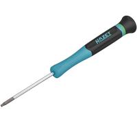 Hazet Destornillador electrónico 811EL-T9, SW T9 perfil interno TORX, para los tornillos más pequeños, pomo de centrado giratorio, agarre seguro gracias a las ranuras anchas del mango