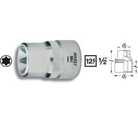 Hazet Función de Llave de Tubo Torx 12,5mm 1/2" Exterior Torx 900-E10