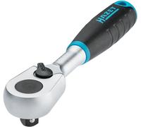 HAZET Carraca reversible HiPer 863HP, dientes finos, 1/4 pulg. (6,3 mm), ángulo 4°, potente