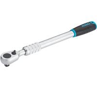 HAZET carraca reversible HiPer 916HPLG 1/2 pulg. dientes finos bloqueo de bola extralarga extensible