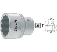 HAZET Inserto De Llave De Impacto 80Mm 1" 25Mm Doble Hexágono 1100Z-80
