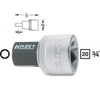 Hazet Inserto de Vasos 17mm 3/4" 20mm Interior Hexagonal 1010-17