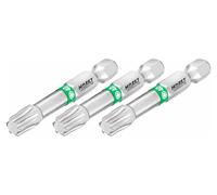 HAZET: Juego de 3 puntas hexagonales de 6,3 (1/4 de pulgada) con perfil Torx